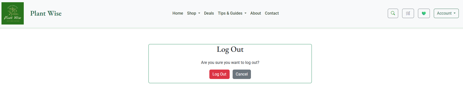Logout Form